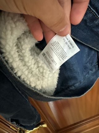 Chaqueta Vaquera SOLID Talla M con Borreguillo