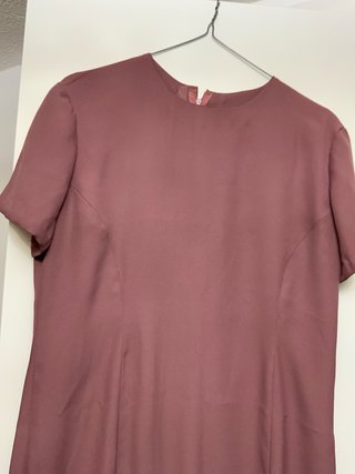 Conjunto Vestido y Chaqueta Rosa Dorado