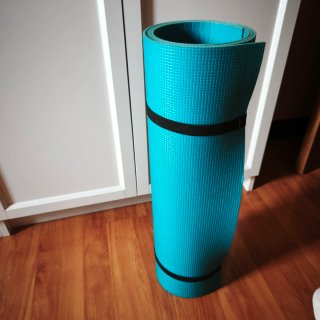 Esterilla de yoga azul