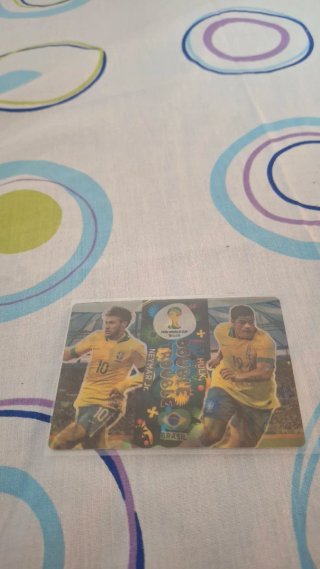 Carta Adrenalyn XL Mundial 2014 Neymar Hulk