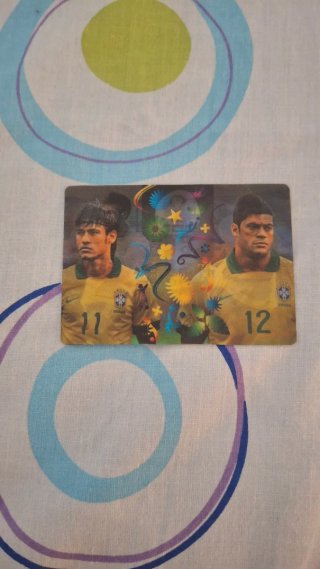Carta Adrenalyn XL Mundial 2014 Neymar Hulk