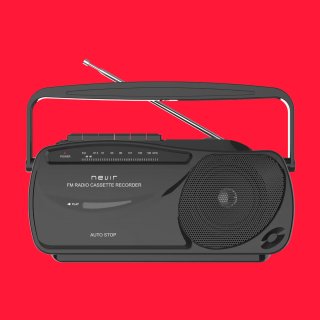 Radio Cassette Nevir Negra