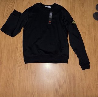 Sudadera Stone Island Negra Talla L