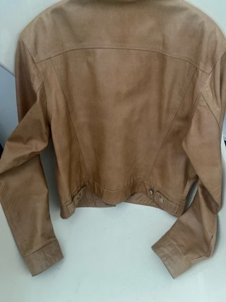 Cazadora de piel Leonardo marrón