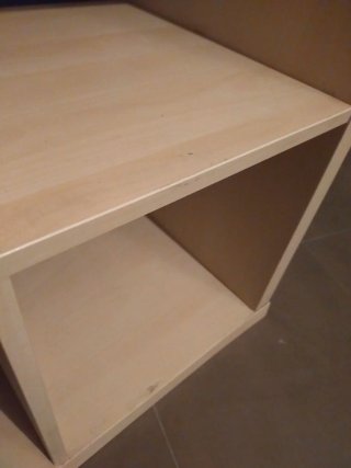 Estantería Kallax 4 cubos madera
