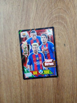Carta Adrenalyn MSN 2016-2017