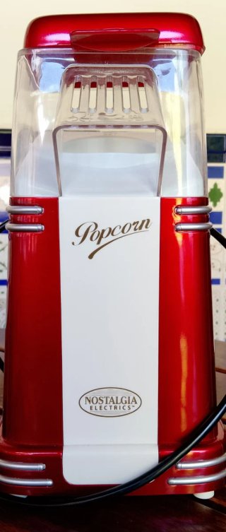 Máquina de Palomitas Nostalgia Eléctrica Roja