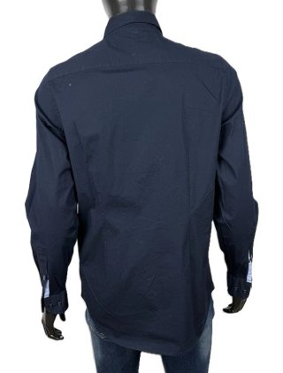 Camicia Tommy Hilfiger Uomo L Slim Stretch Blu