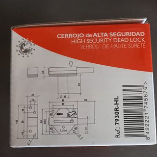 Cerrojo Lince XL Alta Seguridad
