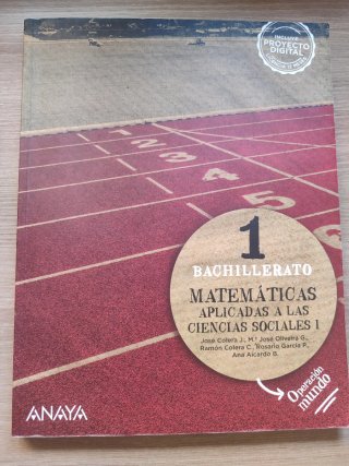 Matemáticas aplicadas a las Ciencias Sociales I...