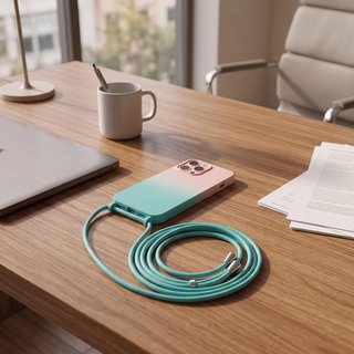 Funda iPhone 13 Pro con Cuerda Morada