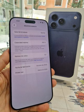 iPhone 17 Pro Max 256GB Azul Marino