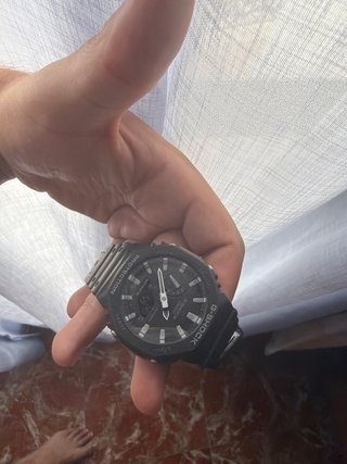 Reloj Lotus Hybrid Negro y Plateado