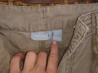 Pantalón cargo H&M Divided beige