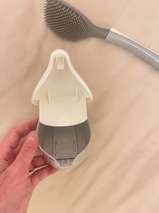Escobilla Baño Silicona con Soporte Pared