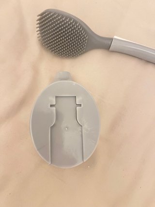 Escobilla Baño Silicona con Soporte Pared
