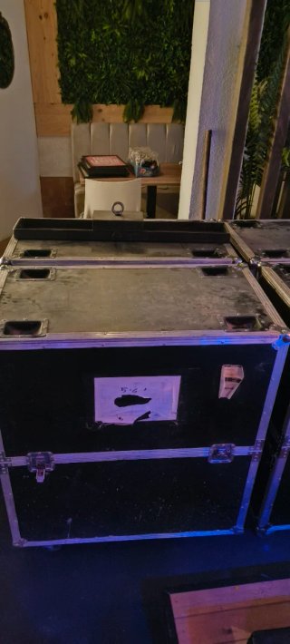 Flight Case Profesional Grande Negro/Plata