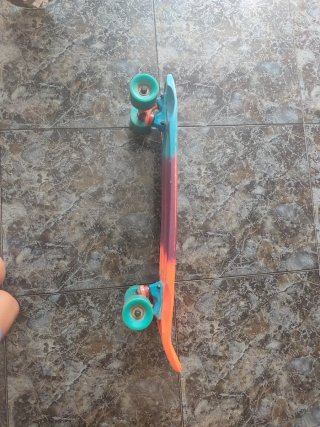 Skate colorido degradado