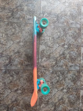 Skate colorido degradado