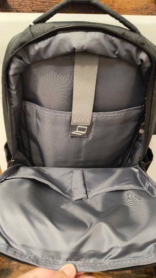 Mochila Negra y Gris Marengo