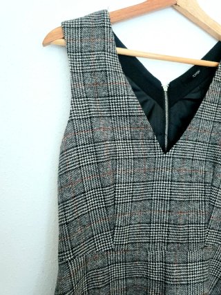 Vestido TopTen Talla M Cuadros
