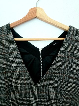 Vestido TopTen Talla M Cuadros