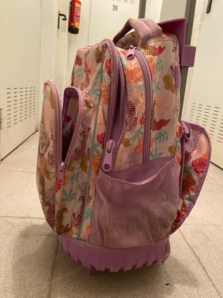 Mochila con ruedas y diseño