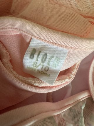Vestido ballet niña rosa tul talla 8-10