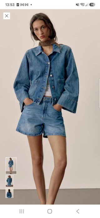 Shorts vaqueros Zara