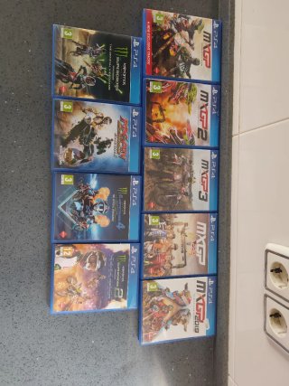 Lote Juegos PS4 MXGP y Monster Supercross