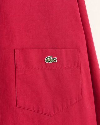 Camisa Lacoste Vintage Roja Algodón Talla 40