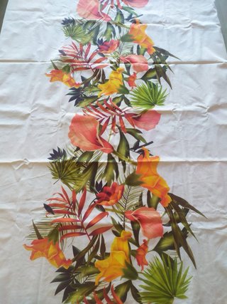 Mantel Hule Flores Tropicales