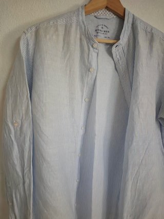 Camisa Sfera Rayas Azules Talla S