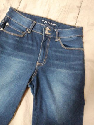 Tahari Shorts Vaqueros Azules