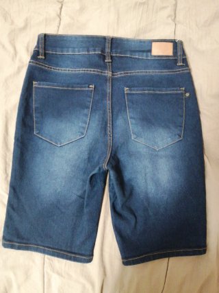 Tahari Shorts Vaqueros Azules