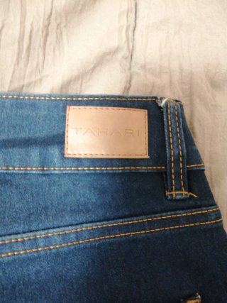 Tahari Shorts Vaqueros Azules
