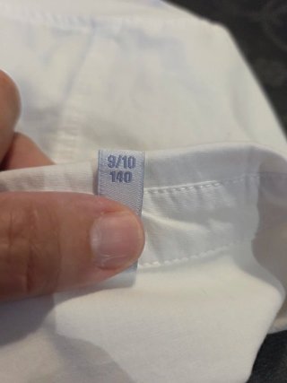 Camisa blanca niña 9-10 años. 140cm.
