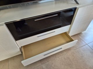 Mueble salón y vitrina expositora