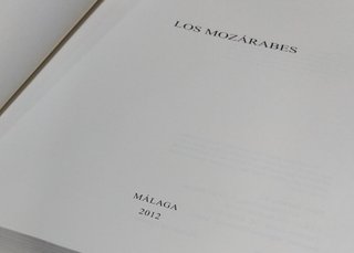 Libro histórico "Los Mozárabes"