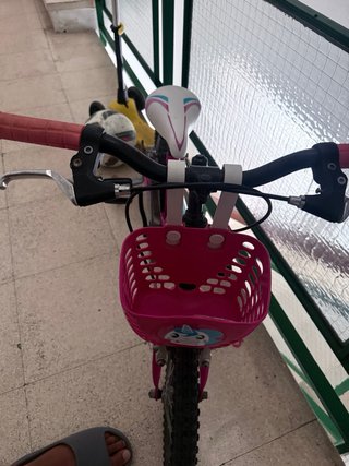Bicicleta infantil rosa California