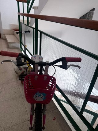 Bicicleta infantil rosa California