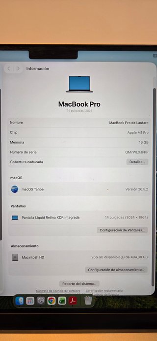 MACBOOK PRO M1 2021
