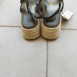 Sandalias verdes talla 38