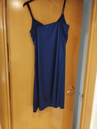 Vestido azul marino para eventos