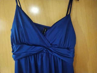 Vestido azul marino para eventos