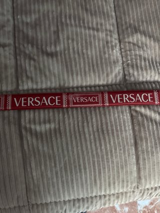Cinturón Versace Rojo con Medusa