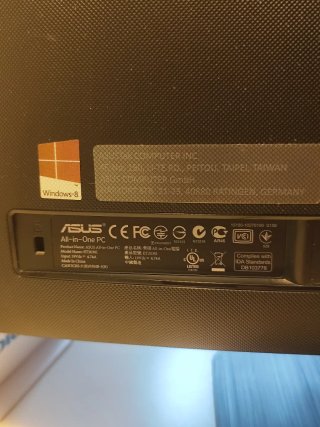Ordenador Asus All-in-One Negro/Plateado