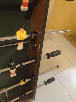 Futbolín de madera