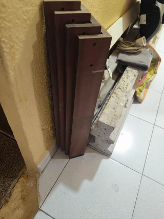 Futbolín de madera