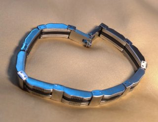 Bracciale Uomo Acciaio Inox Nero